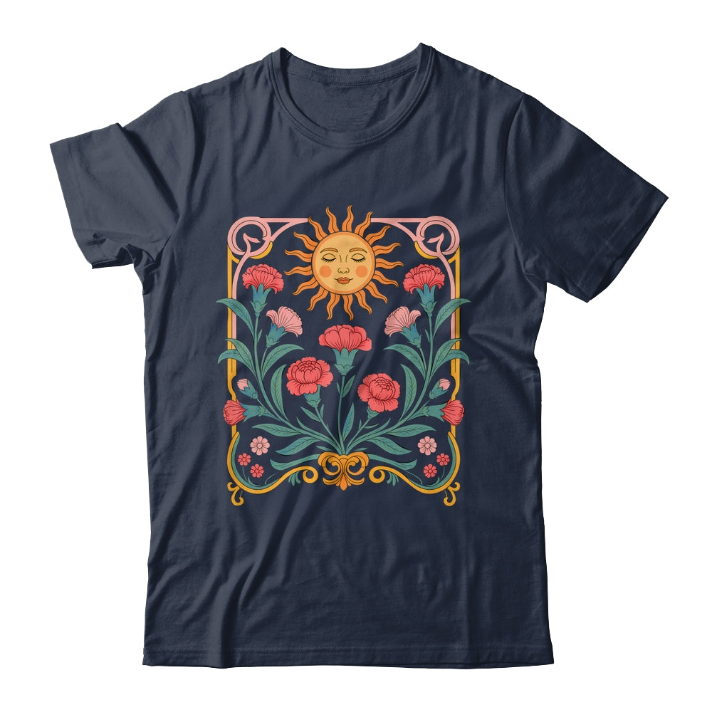 Vintage Boho Flowers Wildflowers Cute Summer Graphic Women Shirt & Tank Top | siriusteestore