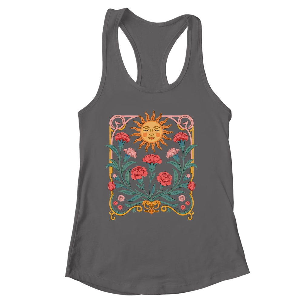 Vintage Boho Flowers Wildflowers Cute Summer Graphic Women Shirt & Tank Top | siriusteestore