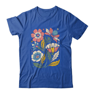 Vintage Boho Wildflower Graphic Art Floral Retro Women Shirt & Tank Top | siriusteestore