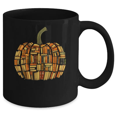 Vintage Book Pumpkin Librarians Bookworm Teacher Autumn Fall Mug | siriusteestore