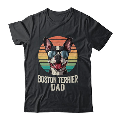 Vintage Boston Terrier Dad For Fathers Day Dog Lover Funny Shirt & Hoodie | siriusteestore