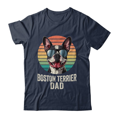 Vintage Boston Terrier Dad For Fathers Day Dog Lover Funny Shirt & Hoodie | siriusteestore