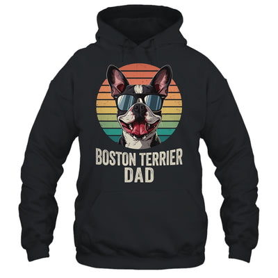 Vintage Boston Terrier Dad For Fathers Day Dog Lover Funny Shirt & Hoodie | siriusteestore