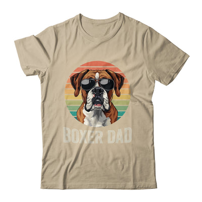 Vintage Boxer Dad For Fathers Day Dog Lover Funny Shirt & Hoodie | siriusteestore