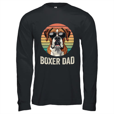 Vintage Boxer Dad For Fathers Day Dog Lover Funny Shirt & Hoodie | siriusteestore