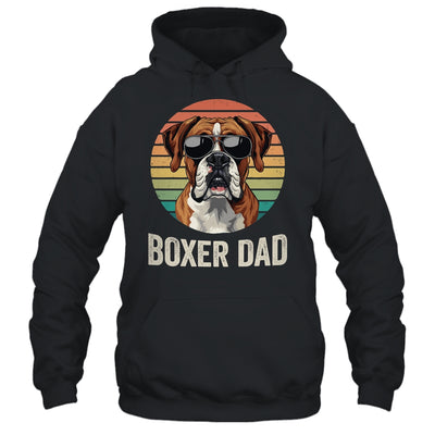 Vintage Boxer Dad For Fathers Day Dog Lover Funny Shirt & Hoodie | siriusteestore