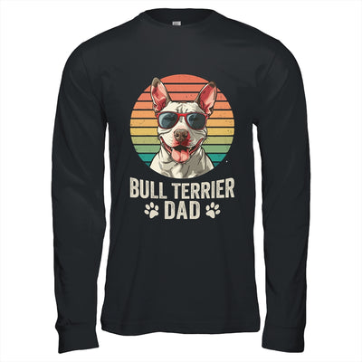 Vintage Bull Terrier Dad For Fathers Day Dog Lover Funny Shirt & Hoodie | siriusteestore
