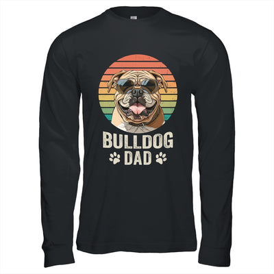 Vintage Bulldog Dad For Fathers Day Dog Lover Funny Shirt & Hoodie | siriusteestore