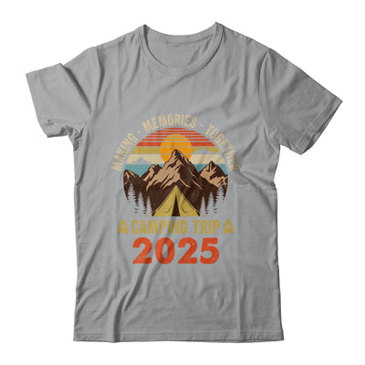 Vintage Camper Camp Family Camping Trip 2025 Matching Group Shirt & Tank Top | siriusteestore