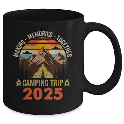 Vintage Camper Camp Family Camping Trip 2025 Matching Group Mug | siriusteestore