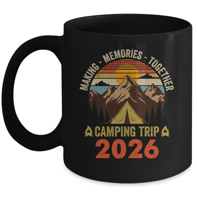 Vintage Camper Camp Family Camping Trip 2026 Matching Group Mug | siriusteestore