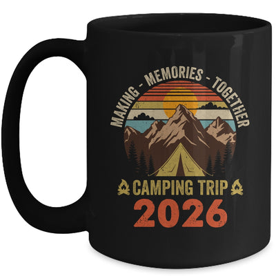 Vintage Camper Camp Family Camping Trip 2026 Matching Group Mug | siriusteestore