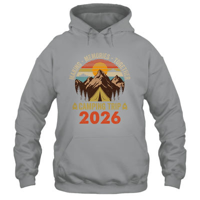 Vintage Camper Camp Family Camping Trip 2026 Matching Group Shirt & Tank Top | siriusteestore