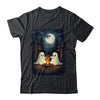 Vintage Camping Campfire Ghost Halloween Art Men Women Shirt & Sweatshirt | siriusteestore