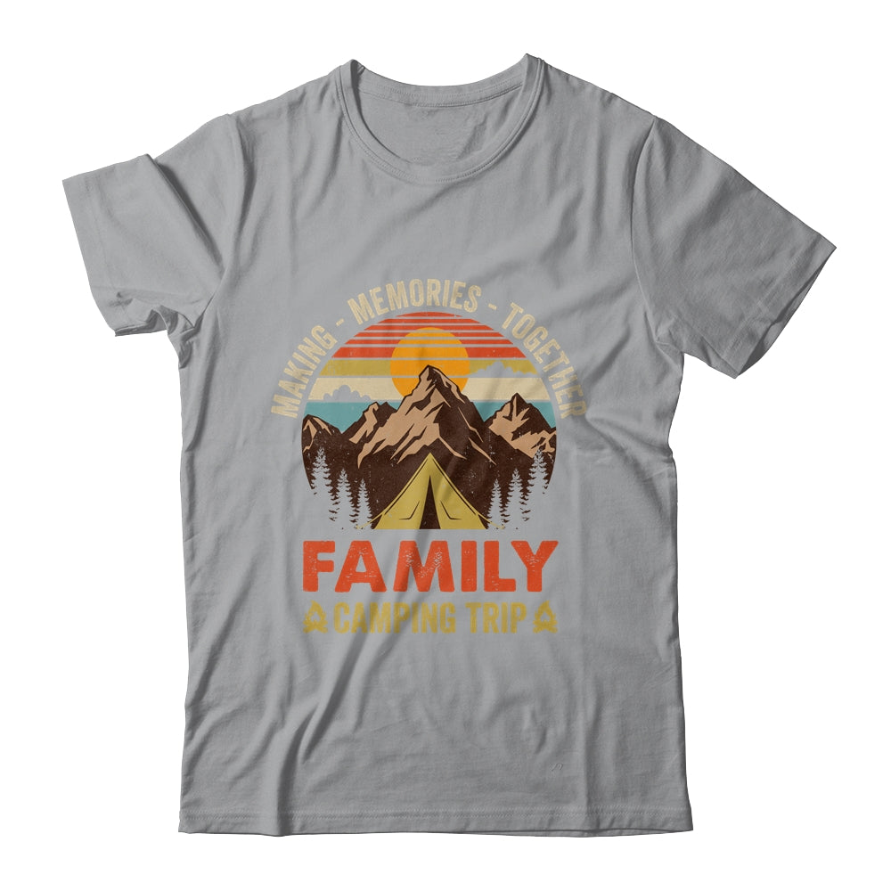 Vintage Camping Matching Family Camper Group Camping Crew Shirt & Tank Top | siriusteestore