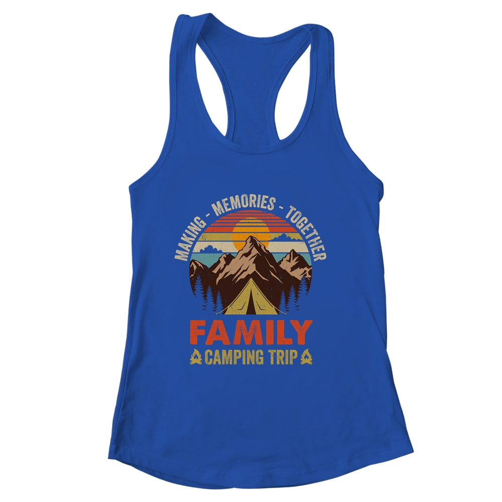 Vintage Camping Matching Family Camper Group Camping Crew Shirt & Tank Top | siriusteestore