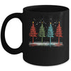 Vintage Christmas Trees Hand Drawing Christmas Trees Mug | siriusteestore