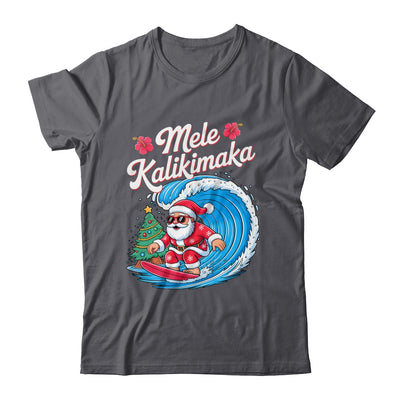 Vintage Cute Mele Kalikimaka Christmas Santa Surfing Costume Shirt & Sweatshirt | siriusteestore