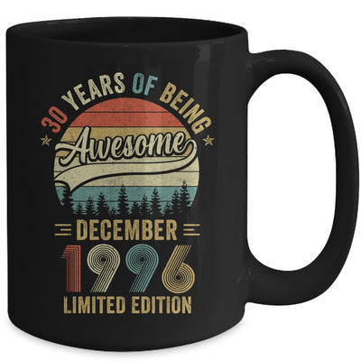Vintage December 1996 30 Years Old 30th Birthday Men Women Mug | siriusteestore