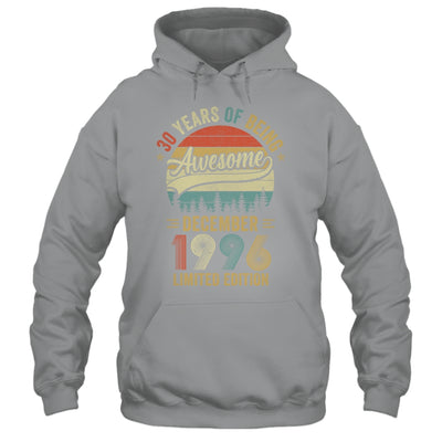 Vintage December 1996 30 Years Old 30th Birthday Men Women Shirt & Hoodie | siriusteestore