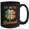 Vintage Dibs On The Redhead Irish St Patrick's Day Shamrock Mug | siriusteestore