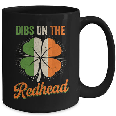 Vintage Dibs On The Redhead Irish St Patrick's Day Shamrock Mug | siriusteestore