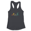 Vintage Disc Golf For Men Women Heartbeat Disc Golf Player Shirt & Tank Top | siriusteestore