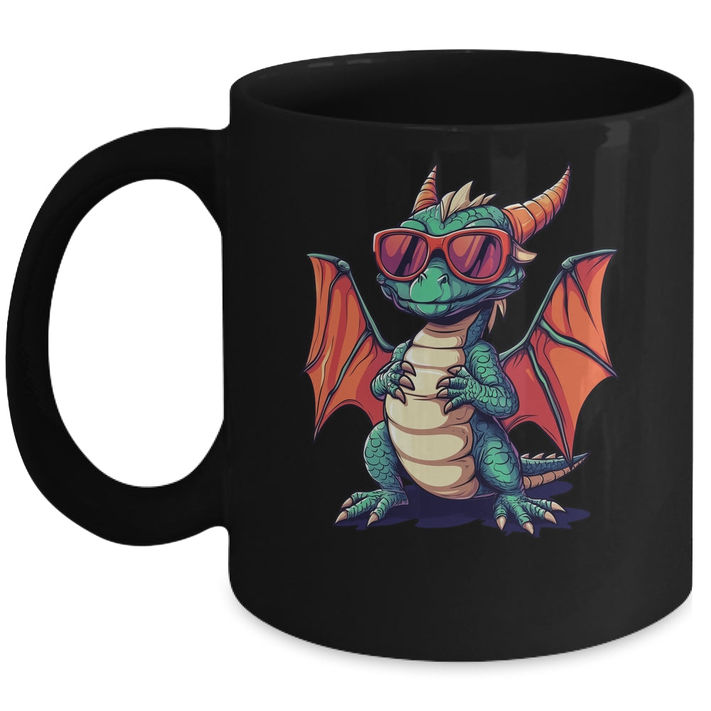Vintage Dragon Sunglasses Dragon Lover Design Men Women Mug | siriusteestore