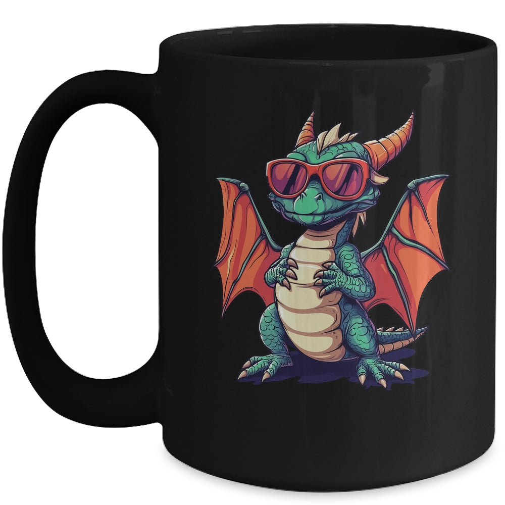 Vintage Dragon Sunglasses Dragon Lover Design Men Women Mug | siriusteestore