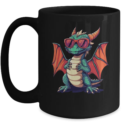 Vintage Dragon Sunglasses Dragon Lover Design Men Women Mug | siriusteestore