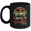 Vintage Family Trip Matching Summer Vacation Beach 2025 Mug | siriusteestore