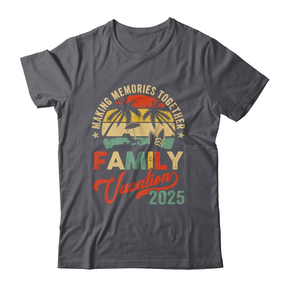 Vintage Family Trip Matching Summer Vacation Beach 2025 Shirt & Tank Top | siriusteestore