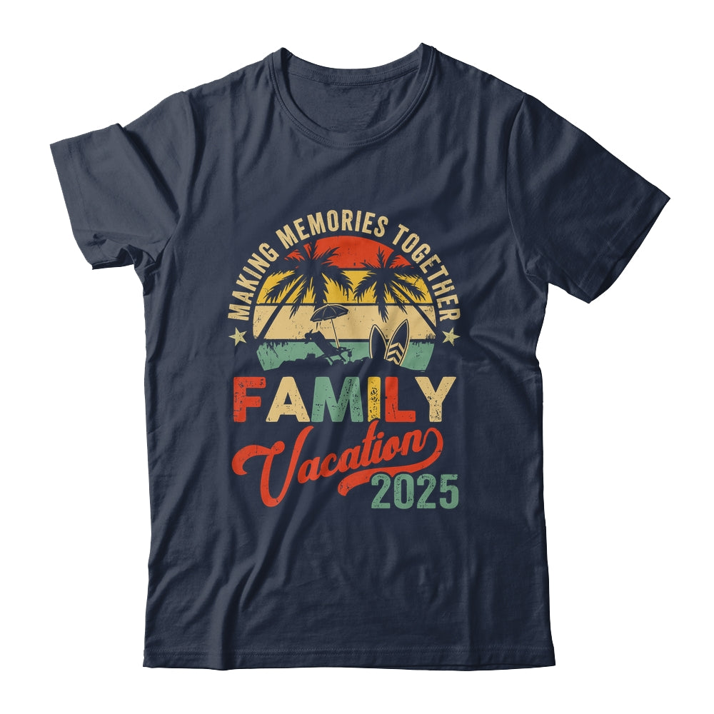 Vintage Family Trip Matching Summer Vacation Beach 2025 Shirt & Tank Top | siriusteestore