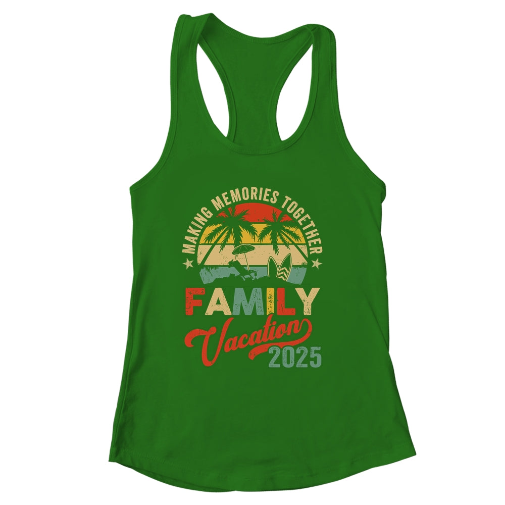 Vintage Family Trip Matching Summer Vacation Beach 2025 Shirt & Tank Top | siriusteestore
