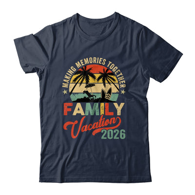 Vintage Family Trip Matching Summer Vacation Beach 2026 Shirt & Tank Top | siriusteestore