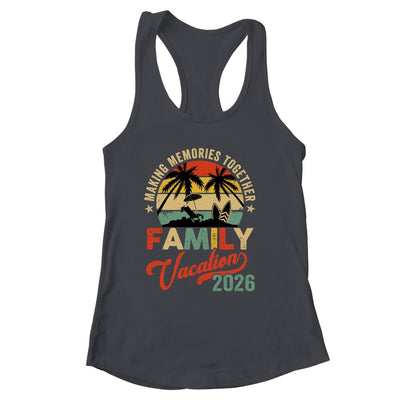 Vintage Family Trip Matching Summer Vacation Beach 2026 Shirt & Tank Top | siriusteestore