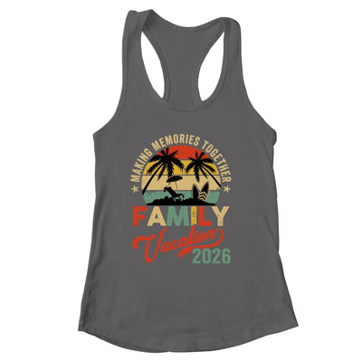 Vintage Family Trip Matching Summer Vacation Beach 2026 Shirt & Tank Top | siriusteestore
