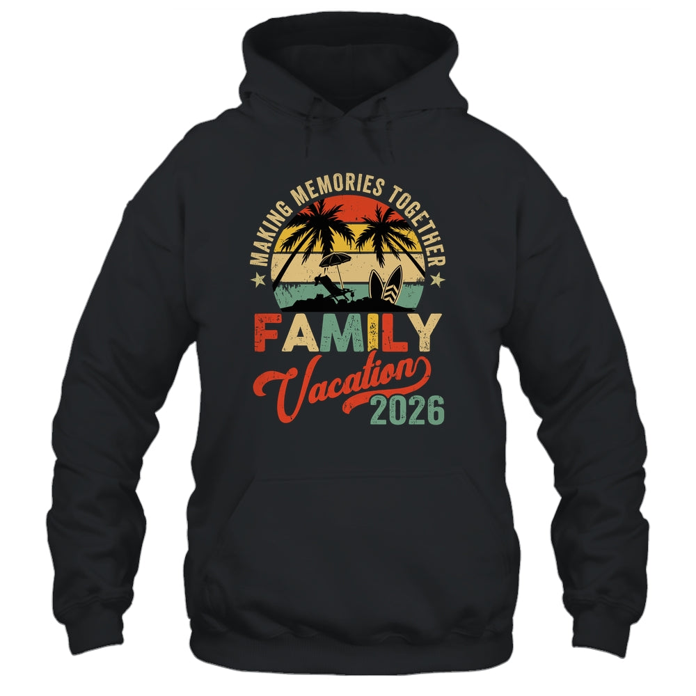 Vintage Family Trip Matching Summer Vacation Beach 2026 Shirt & Tank Top | siriusteestore