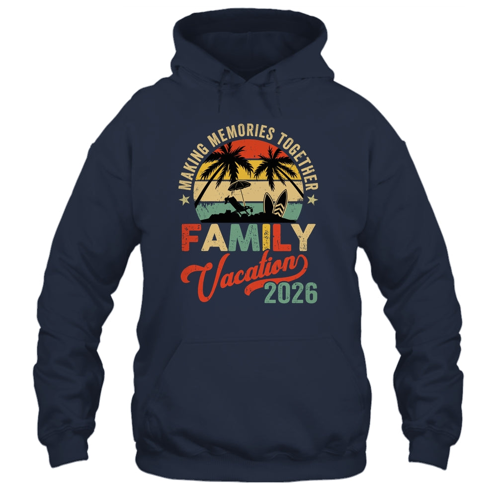Vintage Family Trip Matching Summer Vacation Beach 2026 Shirt & Tank Top | siriusteestore