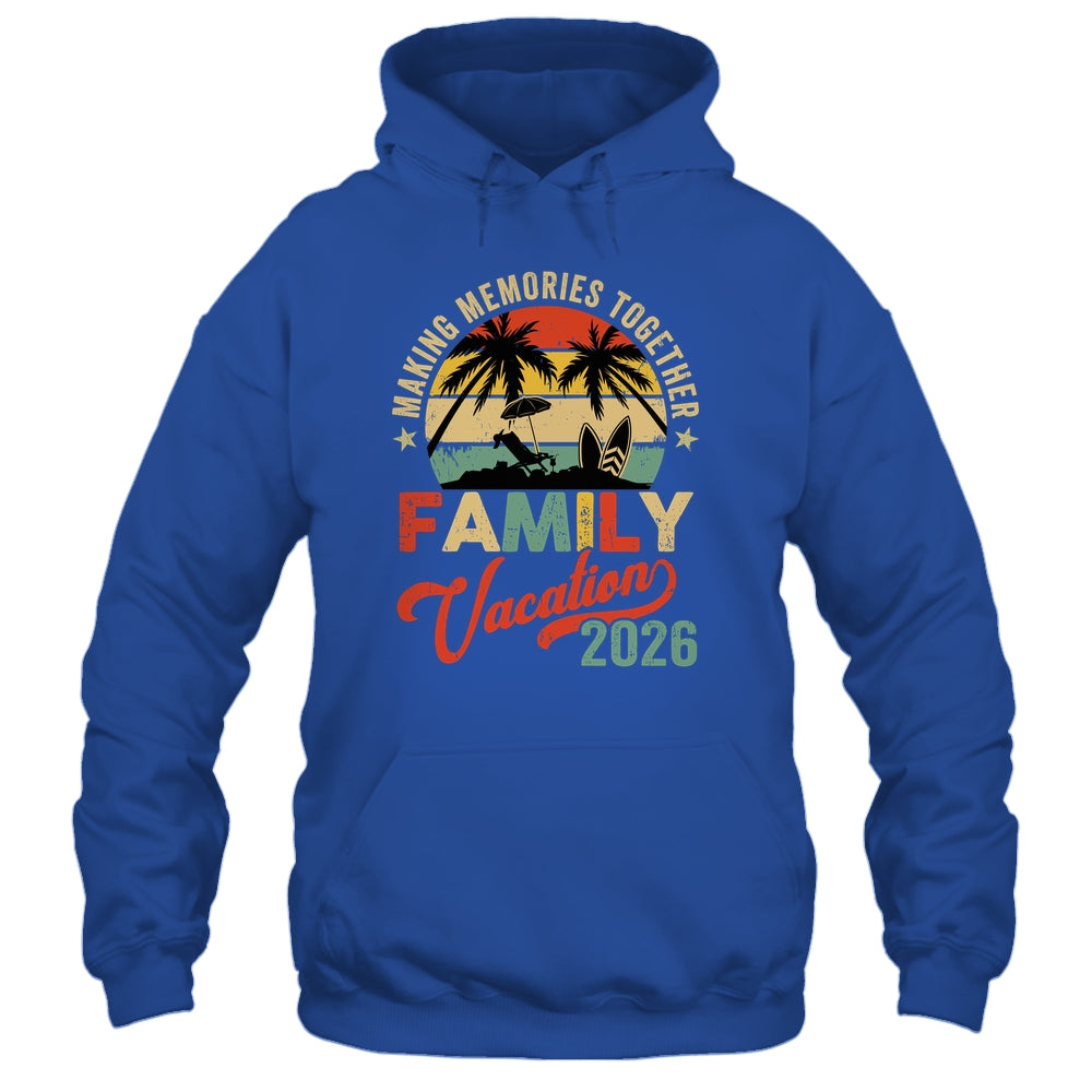 Vintage Family Trip Matching Summer Vacation Beach 2026 Shirt & Tank Top | siriusteestore