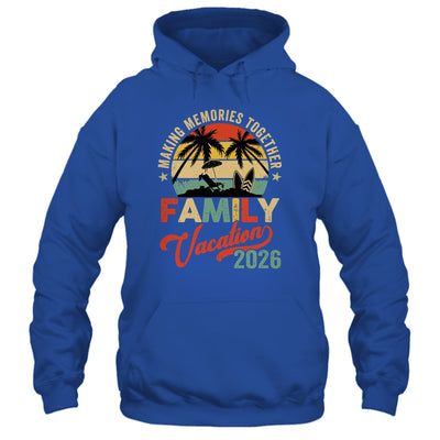 Vintage Family Trip Matching Summer Vacation Beach 2026 Shirt & Tank Top | siriusteestore