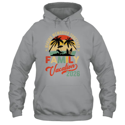 Vintage Family Trip Matching Summer Vacation Beach 2026 Shirt & Tank Top | siriusteestore