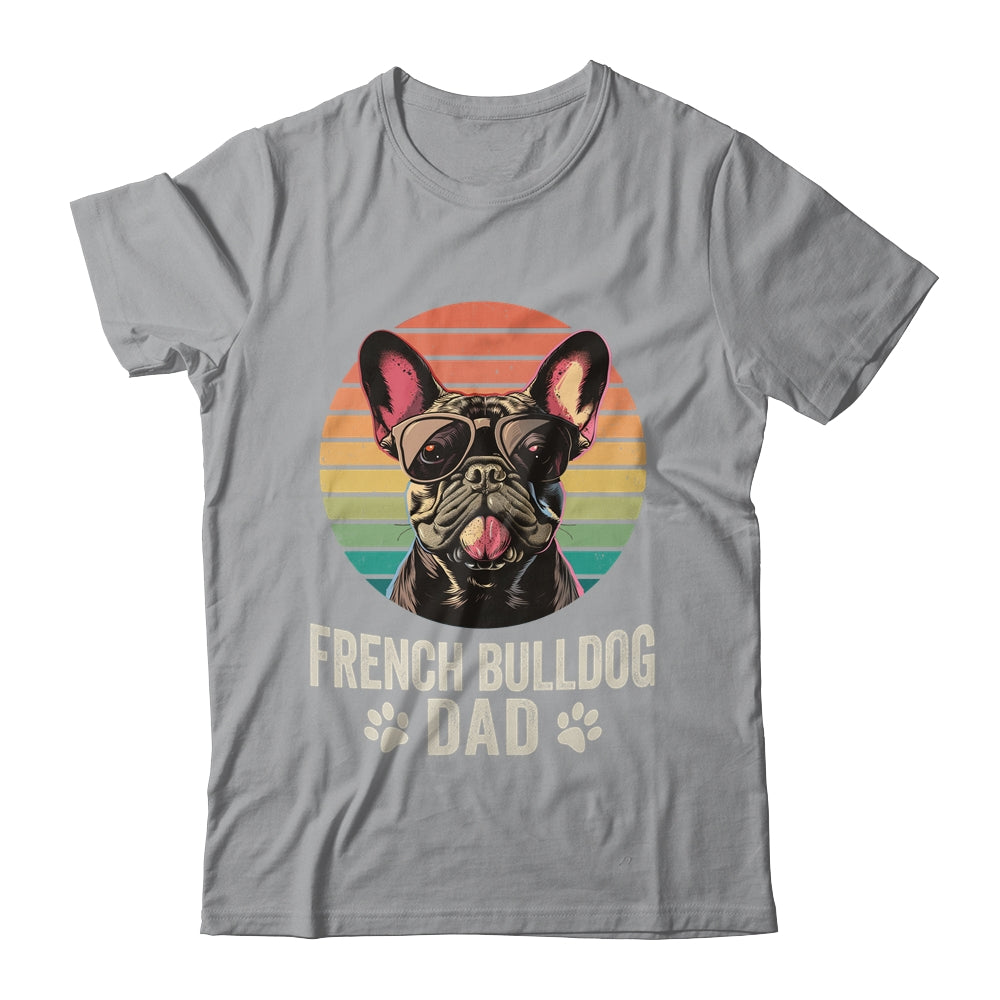 Vintage French Bulldog Dad For Fathers Day Dog Lover Funny Shirt & Hoodie | siriusteestore