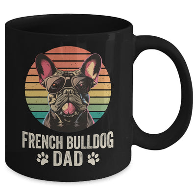 Vintage French Bulldog Dad For Fathers Day Dog Lover Funny Mug | siriusteestore