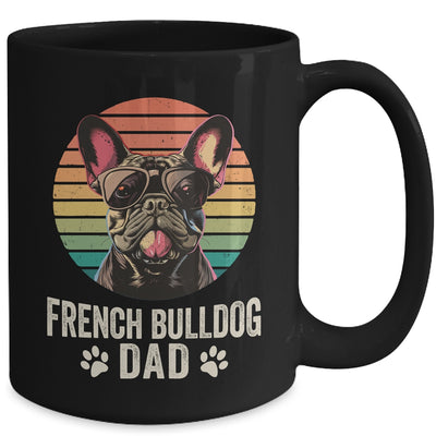Vintage French Bulldog Dad For Fathers Day Dog Lover Funny Mug | siriusteestore