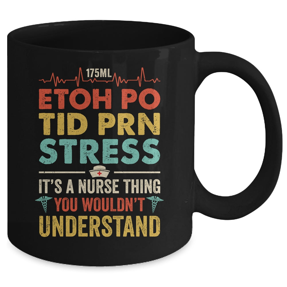 Vintage Funny Saying Nursing Registered Nurse ER Nurses Week Mug | siriusteestore