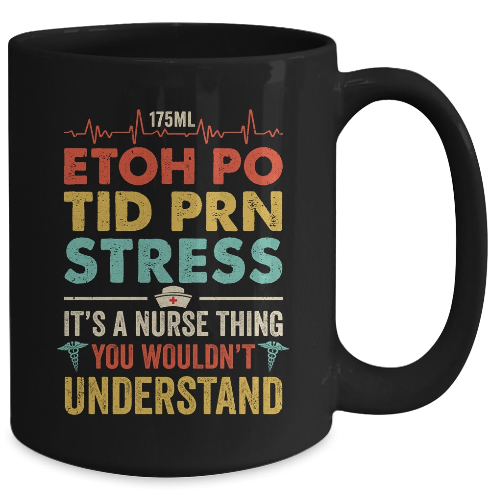 Vintage Funny Saying Nursing Registered Nurse ER Nurses Week Mug | siriusteestore