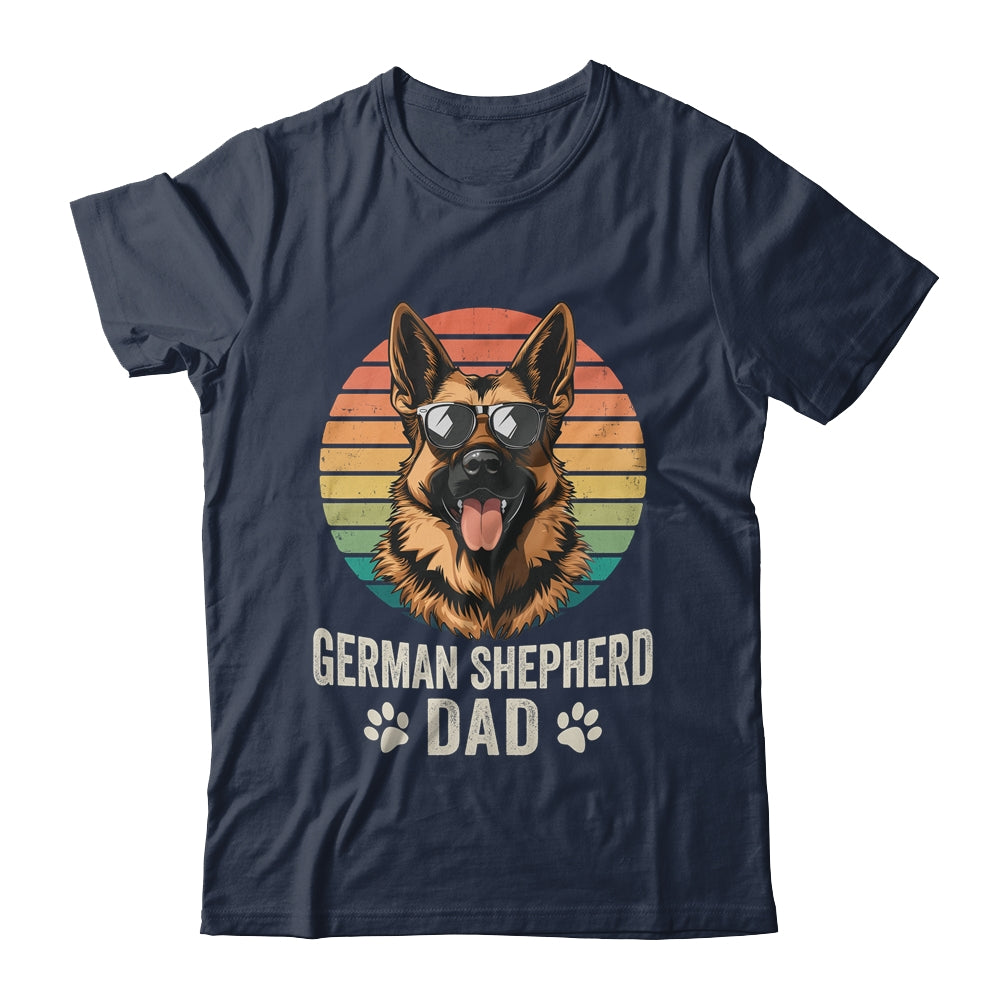 Vintage German Shepherd Dad For Fathers Day Dog Lover Funny Shirt & Hoodie | siriusteestore