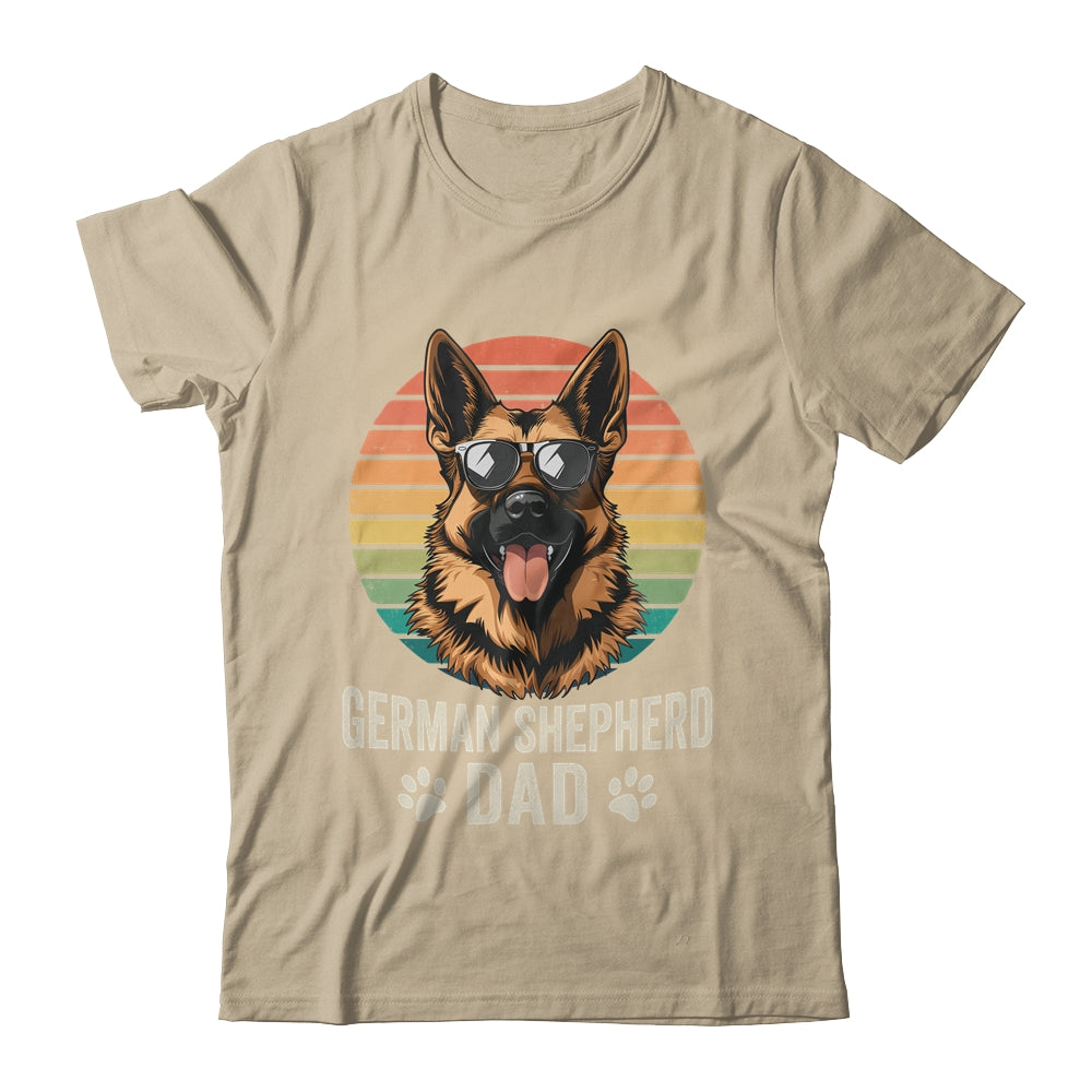 Vintage German Shepherd Dad For Fathers Day Dog Lover Funny Shirt & Hoodie | siriusteestore