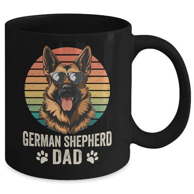 Vintage German Shepherd Dad For Fathers Day Dog Lover Funny Mug | siriusteestore